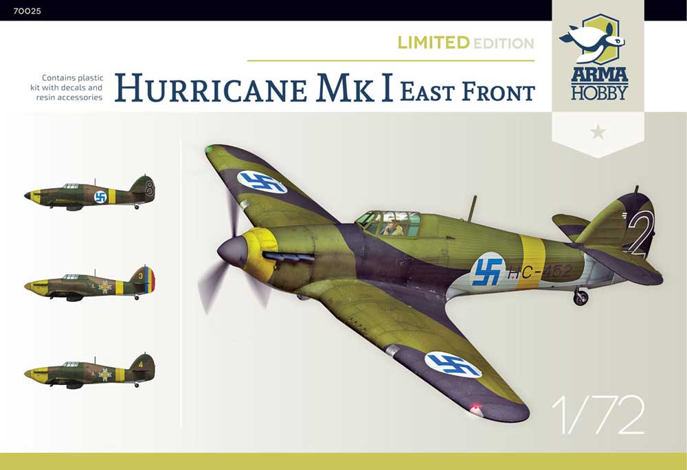 Arma Hobby 70025 1:72 Hawker Hurricane Mk.I Eastern Front Limited Edition