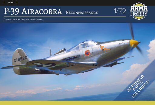 Arma Hobby 70058 1:72 Bell P-39 Airacobra Reconnaissance