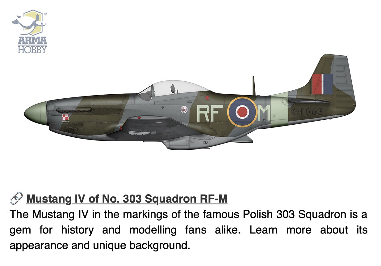 Arma Hobby AH70070 1:72 North-American P-51D Mustang