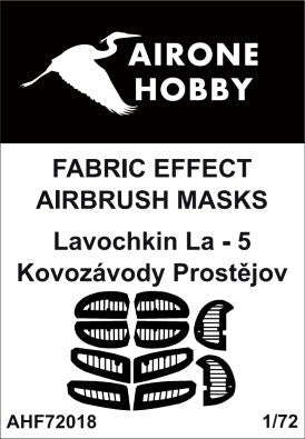 Airone Hobby AHF72018 1:72 Lavockin La-5FN Fabric Effect Aileron & Control Surfaces Airbrush Masks