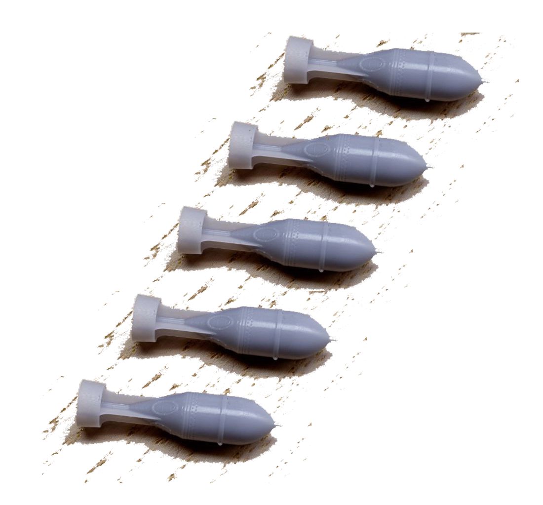 Airone Hobby AHL72087 1:72 Italian Bomb Set II