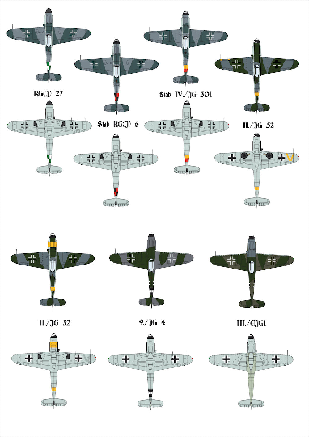 Aims 32D026 1:32 Late War Messerschmitt Bf-109's Vol.2