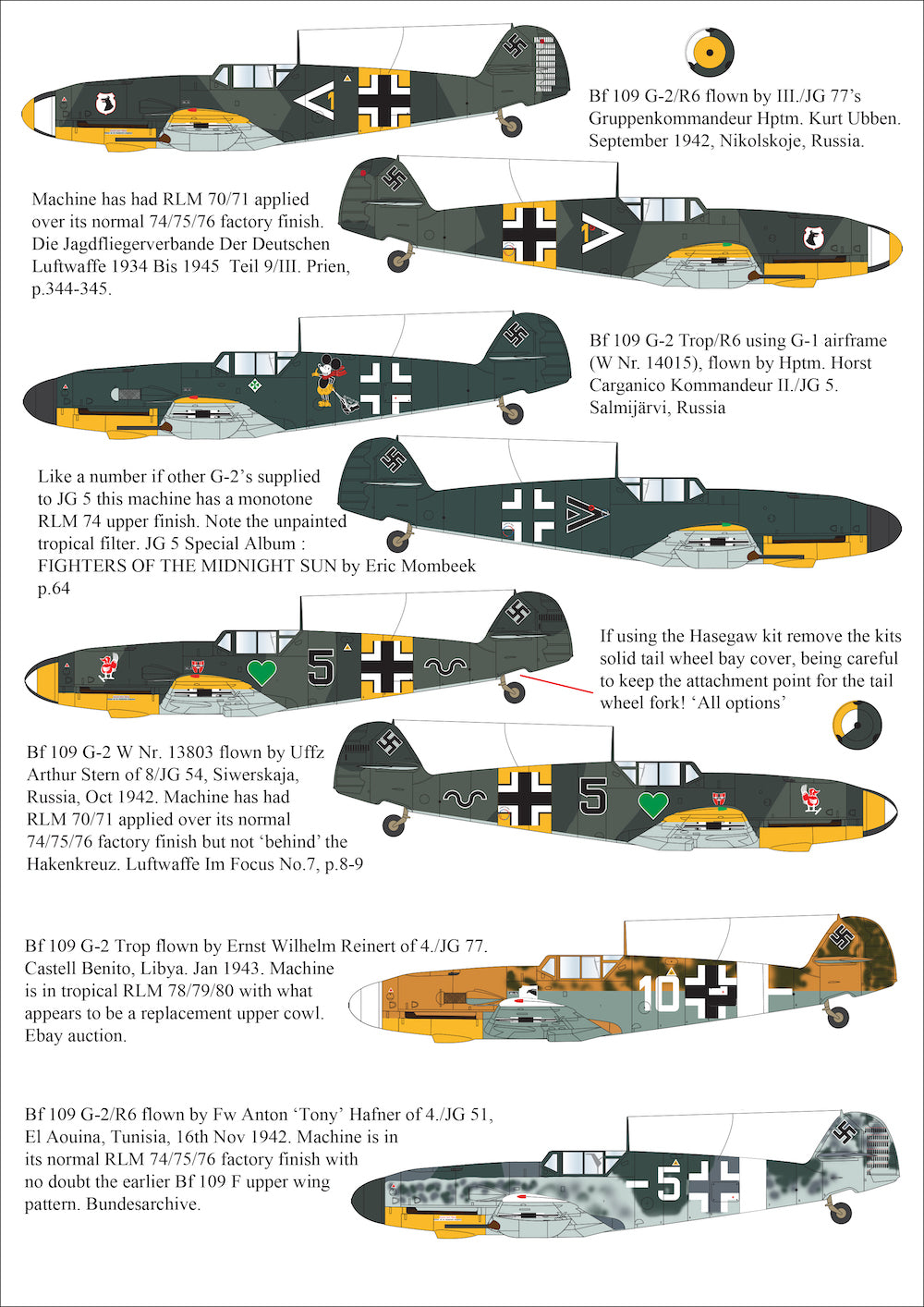 Aims 32D029 1:32 Messerschmitt Bf-109G-2 (as found in set 32P015)