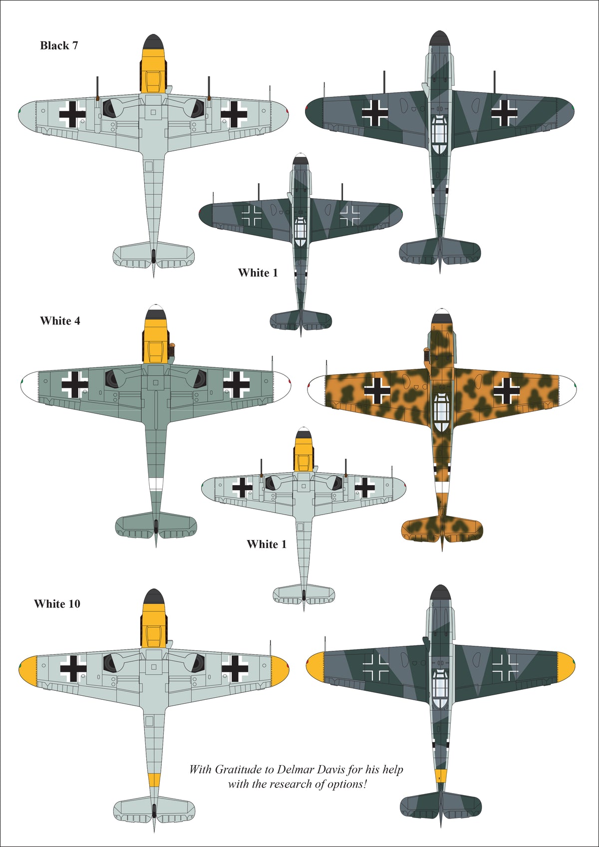 Aims 32D030 1:32 Messerschmitt Bf-109G-4 (as found in set 32P016)
