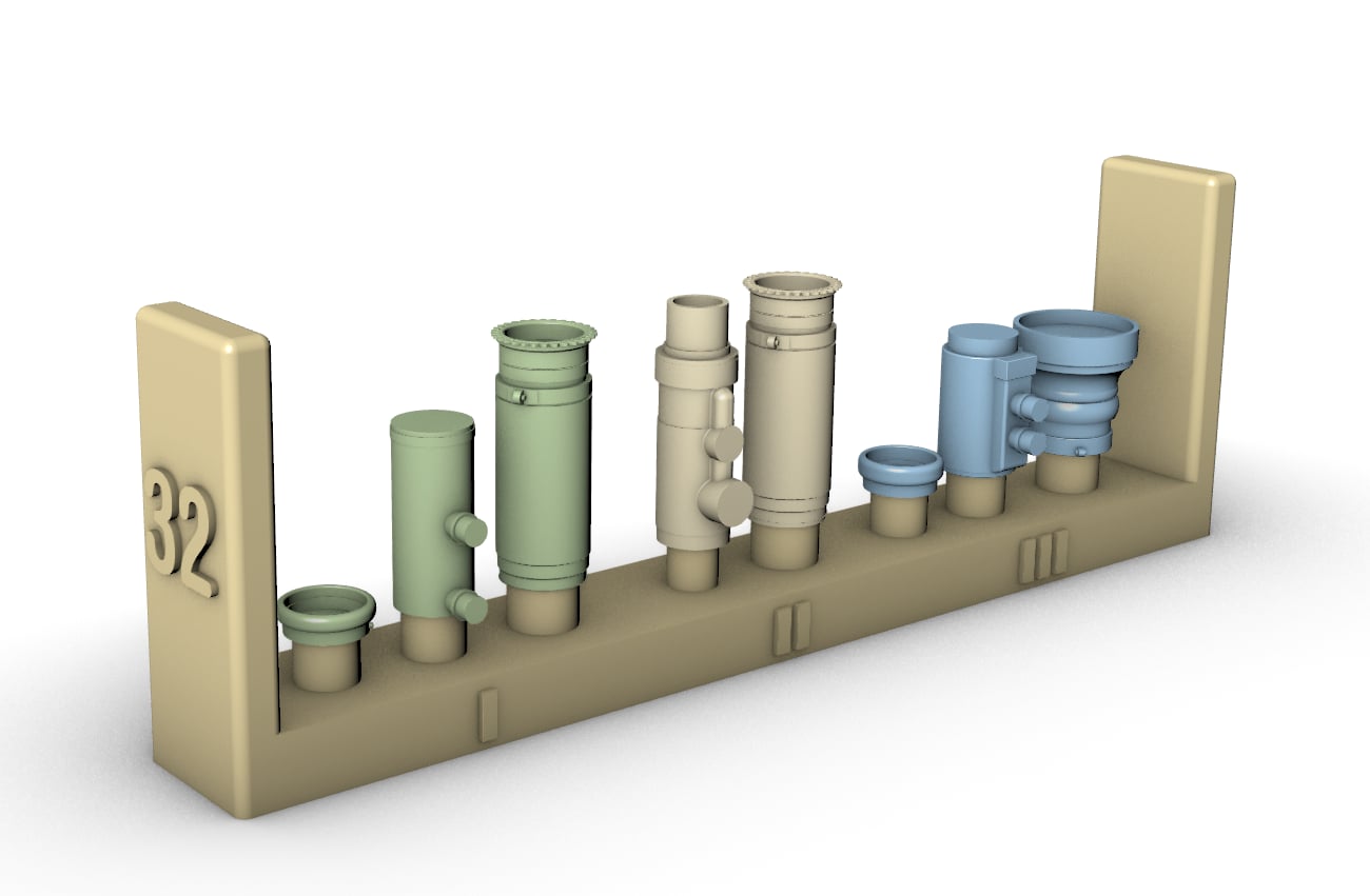Aims AIMS48P065 1:48 1x set of Spanner Anlage I, II & III infrared system