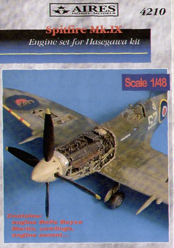 Aires 4210 1:48 Supermarine Spitfire Mk.IXC Engine Set