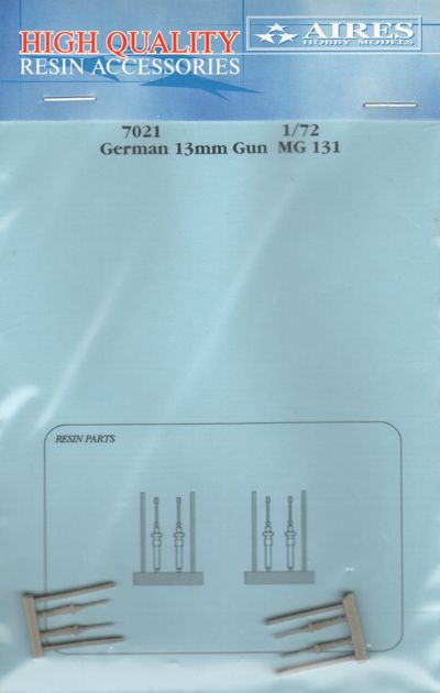 Aires 7021 1:72 German 13mm MG.131 Guns x 4