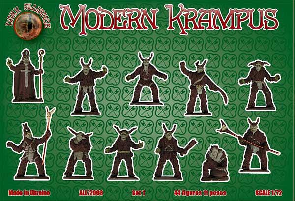 Dark Alliance ALL72066 1:72 Modern Krampus. Set 1