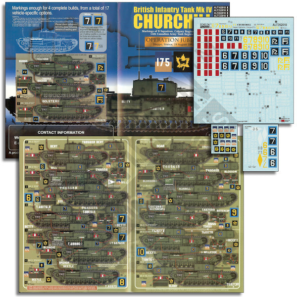 Echelon FD ALT352010 1:35 Calgary Regiment Churchills in the Battle of Dieppe (Part1)