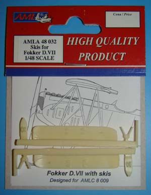AML A48032 1:48 Skis for Fokker D.VII / Finnish version