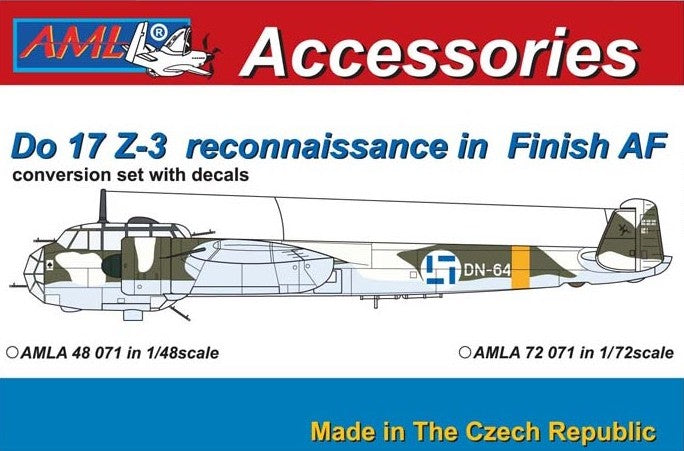 AML A72071 1:72 Dornier Do-17Z-3 reconnaissance in Finnish Air Force