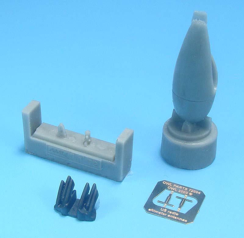 AML A72075 1:72 Vought F4U-2 Corsair night fighter Full radar conversion set