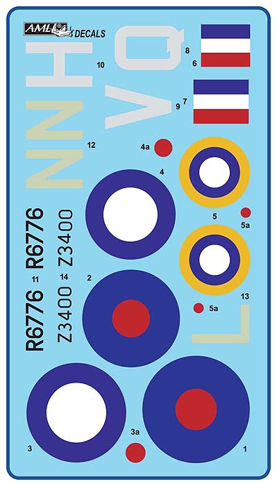 AML C8043 1:48 Czechoslovak commanders in RAF