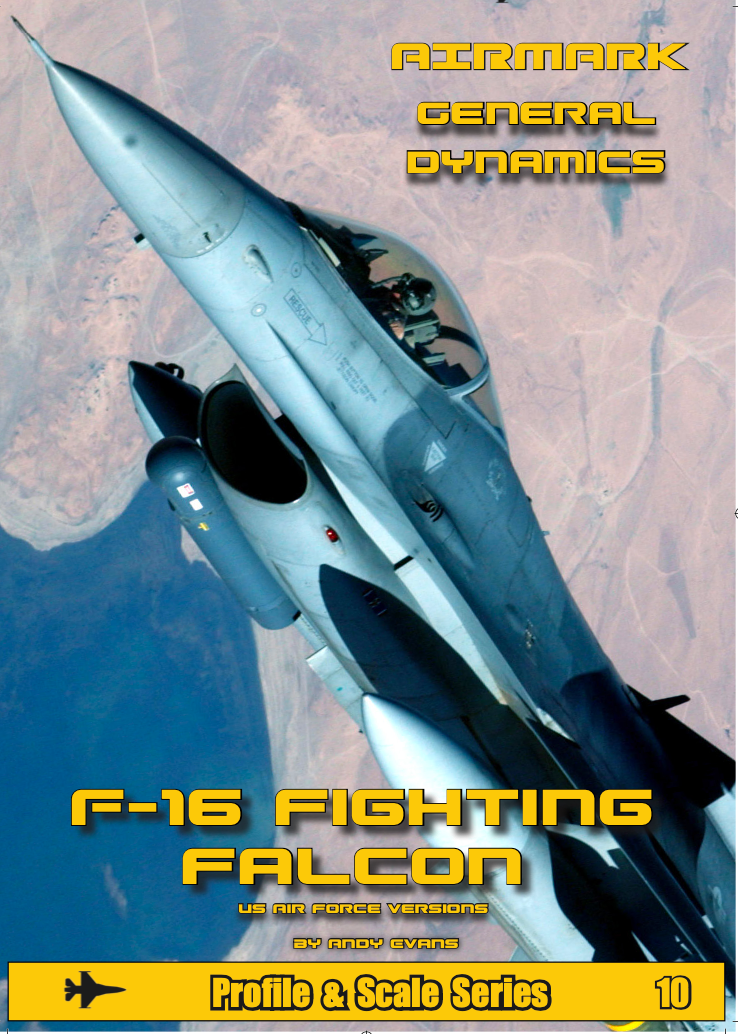 Airmark MRG10 General Dynamics F-16 Fighting Falcon PROFILE & SCALE SERIES