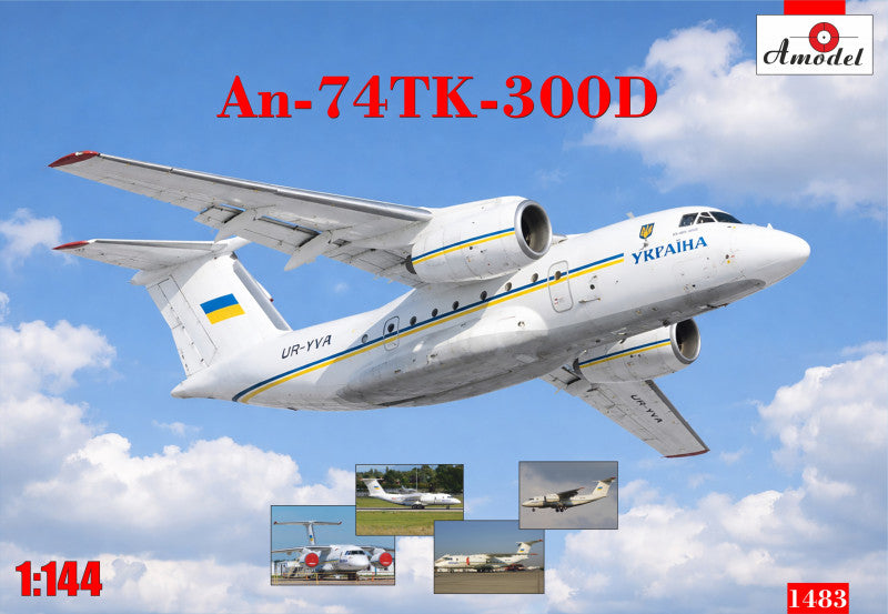 A-Model 1483 1:144 Antonov An-74TK-300D cargo aircraft