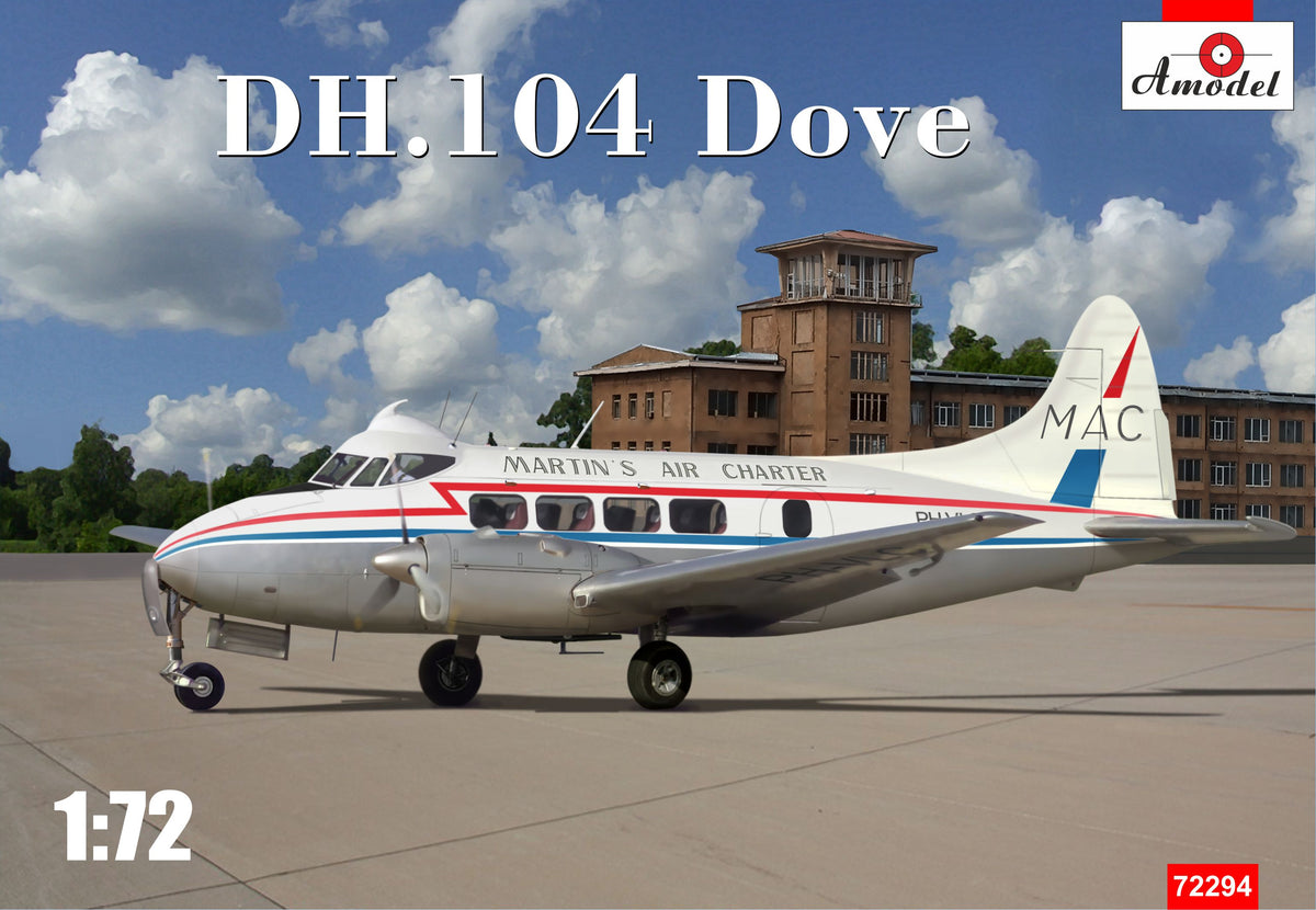 A-Model 72294 1:72 de Havilland DH-104 Dove 'Martin's Air Charter'
