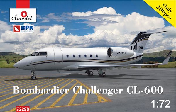 A-Model 72298 1:72 Bombardier Challenger CL-600 Billion Group ZS-ISA