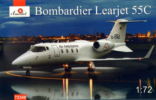 A-Model 72348 1:72 Bombardier Learjet 55C
