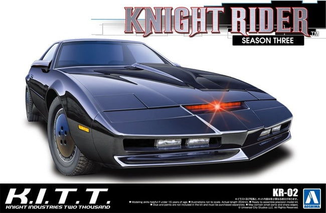 Aoshima 06321 1:24 Knight Rider Knight 2000 K.I.T.T Season III