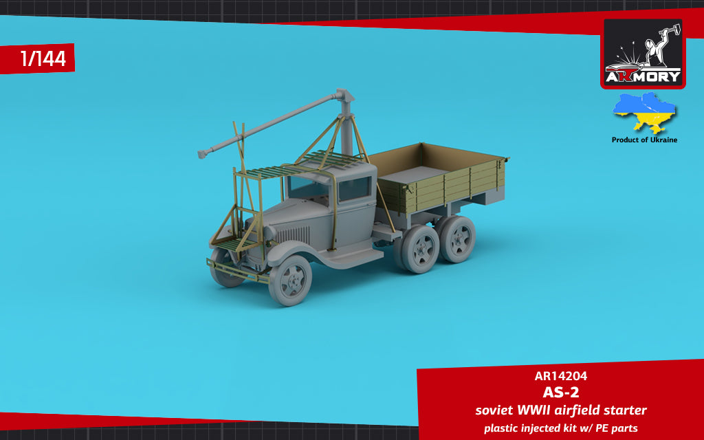 Armory 14204 1:144 GAZ-AAA Soviet WWII cargo truck with etched parts