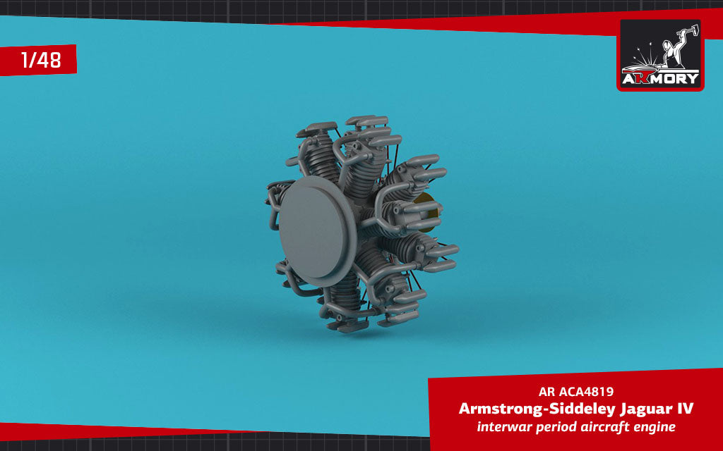 Armory ACA4819 1:48 'Jaguar'-IV aircraft engine
