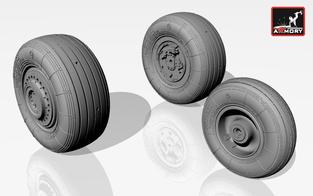 Armory AW32003 1:32 Sukhoi Su-25 Frogfoot wheels