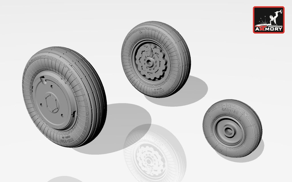 Armory AW72013 1:72 Yakovlev Yak-141 freestyle wheels
