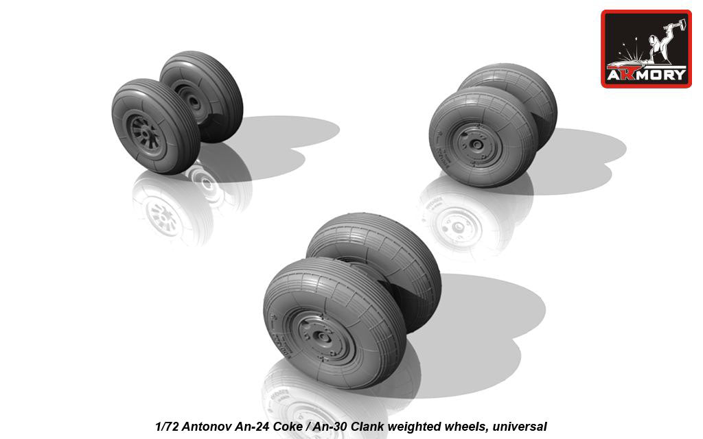 Armory AW72028 1:72 Antonov An-24T/An-30 wheels