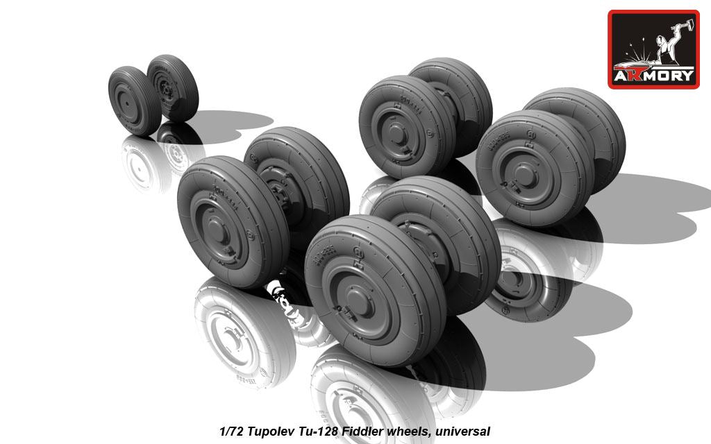 Armory AW72041 1:72 Tupolev Tu-128M/Tu-128UT wheels