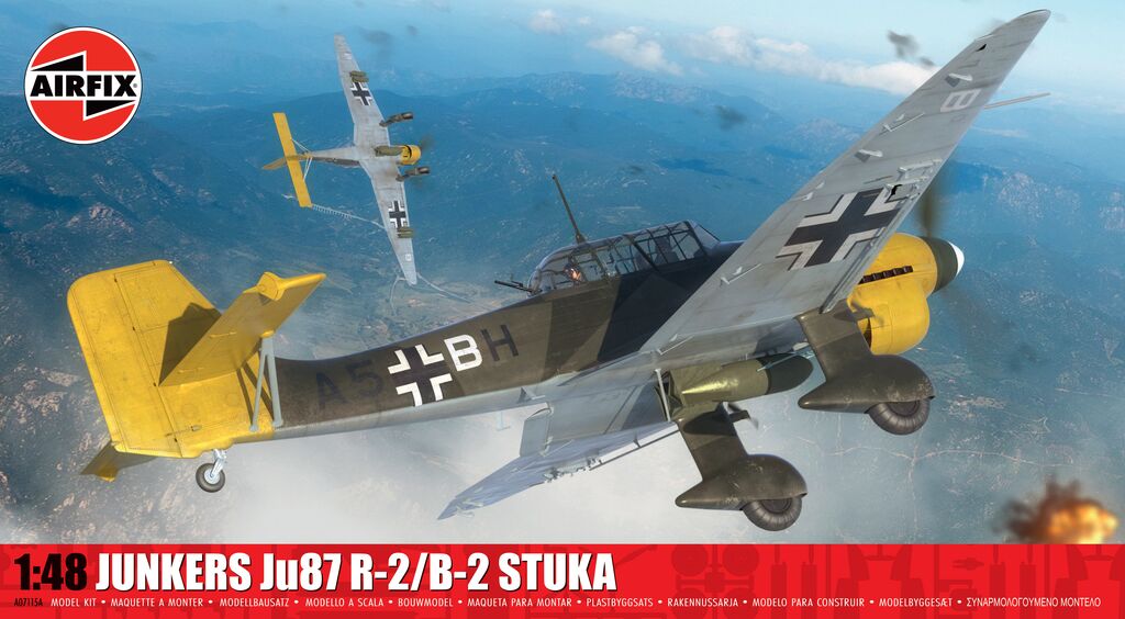 Airfix A07115A 1:48 Junkers Ju87 R-2/B-2 Stuka