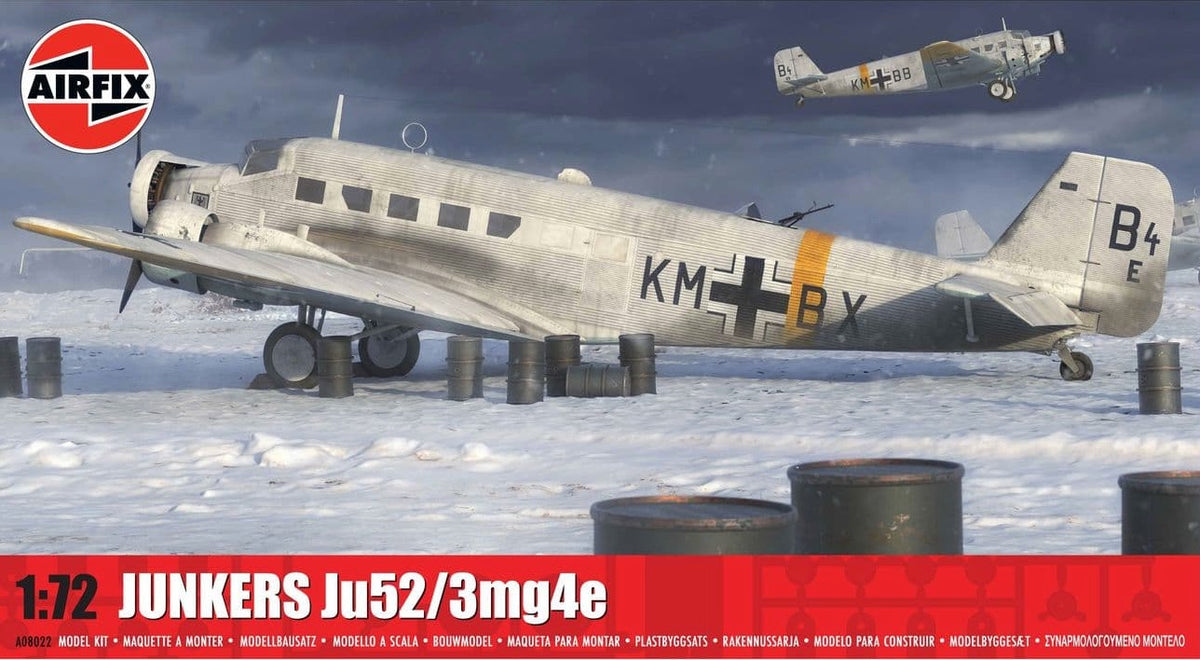 Airfix A08022 1:72 Junkers Ju-52/3mg4e NEW TOOLING in Jun-26