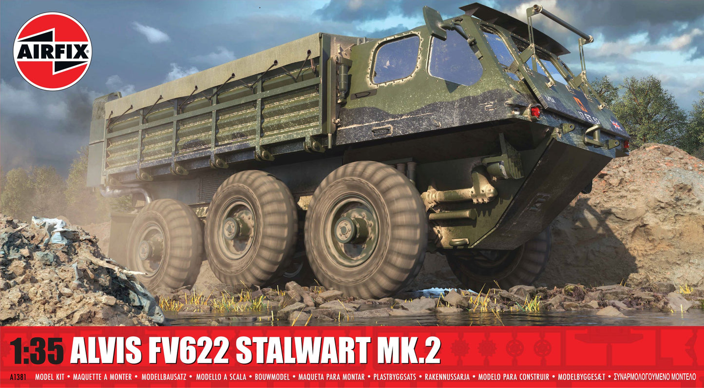 Airfix A1381 1:35 Alvis FV622 STALWART Mk.2 (NEW TOOLING IN 2025)
