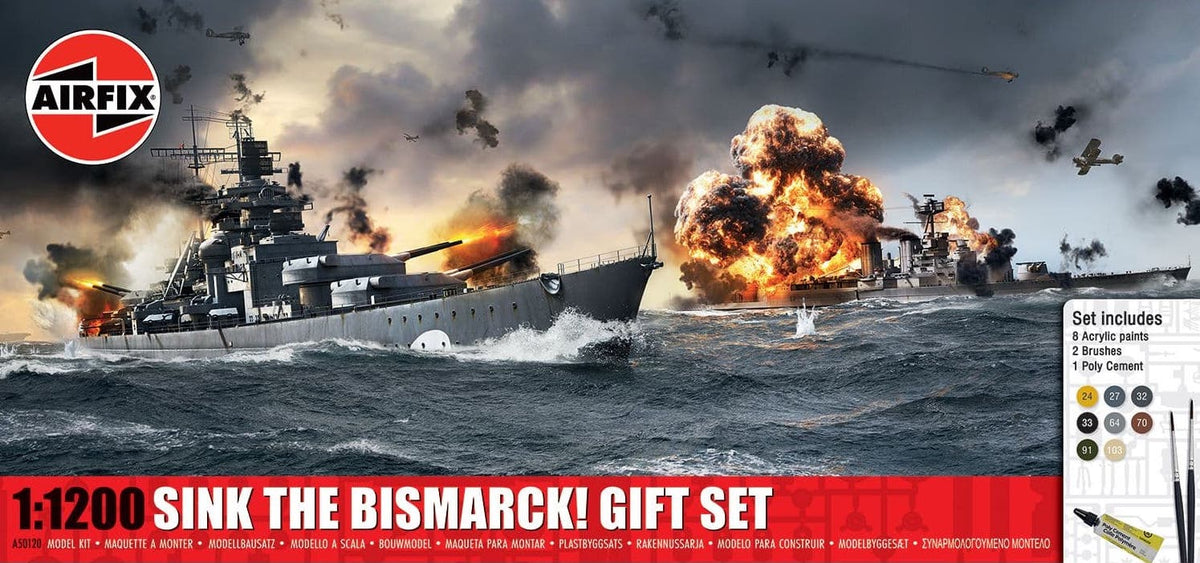 Airfix A50120 1:1200 Waterline Sink the Bismark/Bismarck