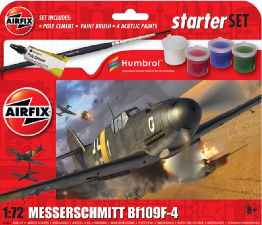 Airfix A55014 1:72 Messerschmitt Bf-109F-4 -New Tooling in June 2024