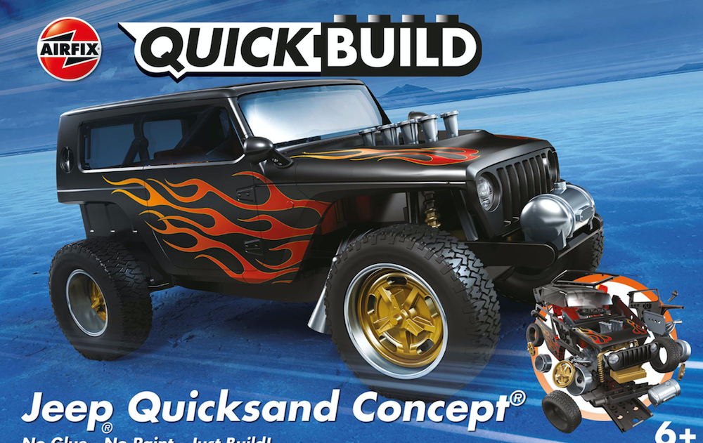 Airfix J6038 Jeep Quicksand Concept QUICK BUILD