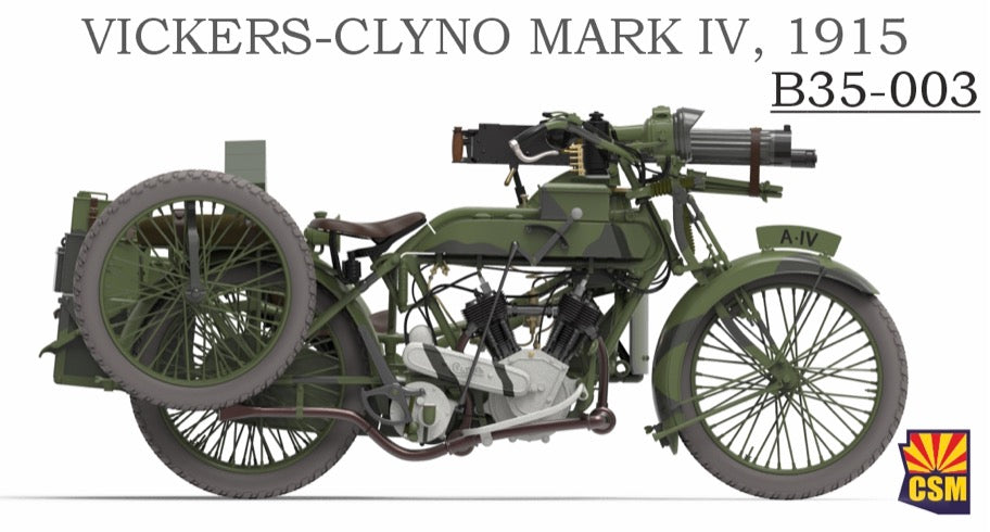 Copper State Models B35-003 1:35 Vickers-Clyno Mark IV, 1915