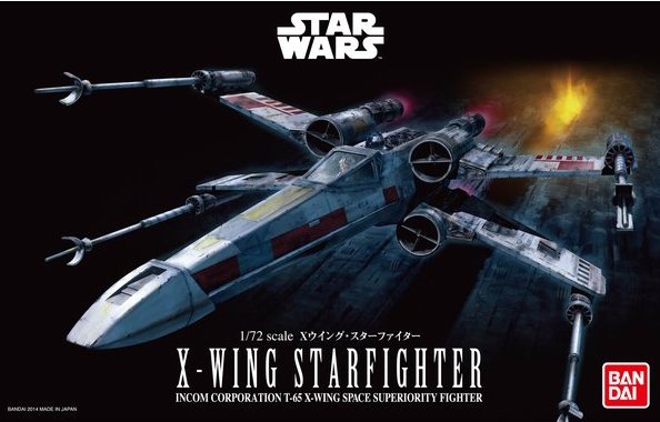 Bandai 01200 1:72 Star Wars X-Wing Starfighter