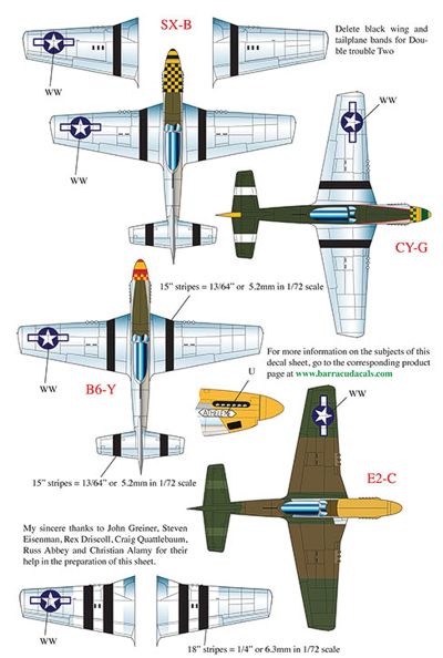 Barracuda Studios BC72009 1:72 P-51 Mustangs Part 1