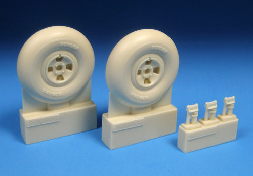 Barracuda Studios BCR24425 1:24 Hawker Hurricane Mk.I/Mk.IIC/Mk.IID 4 Slot Mainwheels