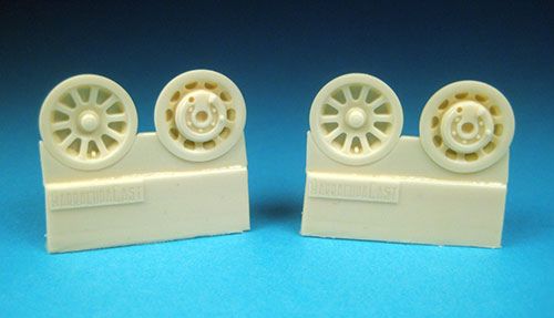 Barracuda Studios BCR32034 1:32 North-American P-51 Mustang Main Wheel Hubs