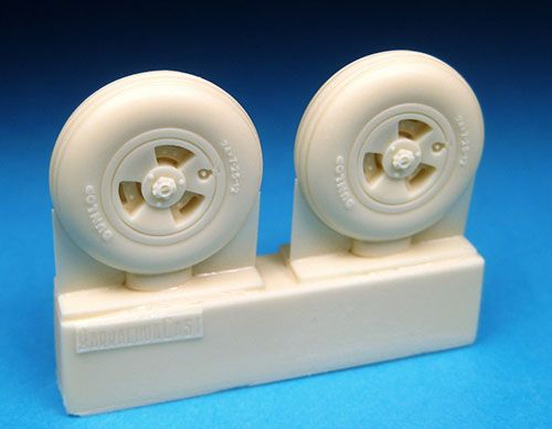 Barracuda Studios BCR32104 1:32 Supermarine Spitfire 3 Slot Wheels - Circumferential