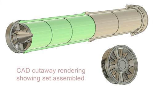 Barracuda Studios BCR32480 1:32 Douglas A-4 Skyhawk Intake and Exhaust Set