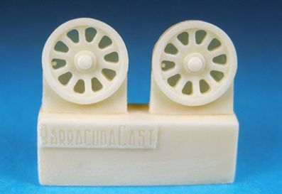 Barracuda Studios BCR48050 1:48 North-American P-51 Mustang Oval Tread Pattern Wheels