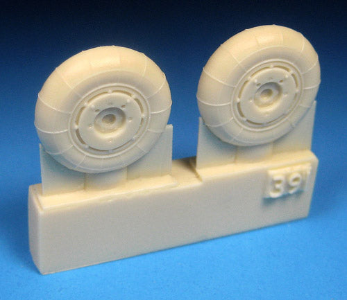 Barracuda Studios BCR48391 1:48 Messerschmitt Bf-109G-10 and Bf-109K-4 Main wheels