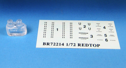 Barracuda Studios BCR72214 1:72 BAC/EE Lightning F.2A/F.6 Redtop Missiles