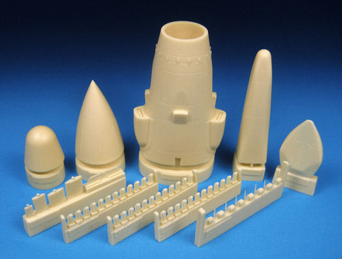 Barracuda Studios BCR72296 1:72 Rockwell B-1B Lancer Nose and Tail Correction Set - Late