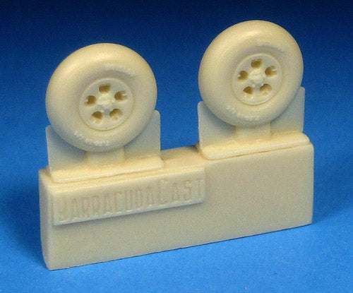Barracuda Studios BCR72454 1:72 Mk.I - Mk.IX Five Slot Covered Mainwheels