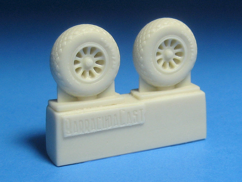 Barracuda Studios BCR72497 1:72 North-American P-51 Mustang Diamond Tread Wheels