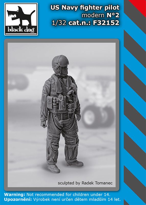 Blackdog F32152 1:32 US Navy fighter pilot modern N°2