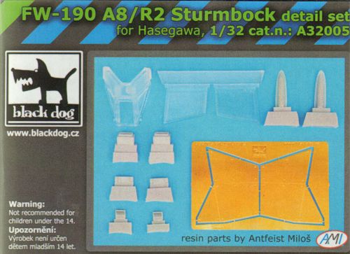 Blackdog A32005 1:32 Focke-Wulf Fw-190A-8/R2 Sturmbock